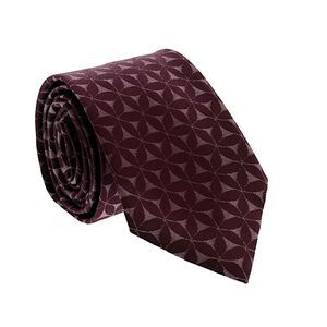 Emporio Armani Blood Red Floral Men's Tie, 3"